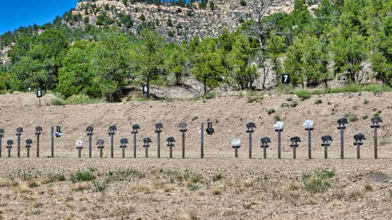 Hunters Pistol Silhouette Range at the NRA Whittington Center