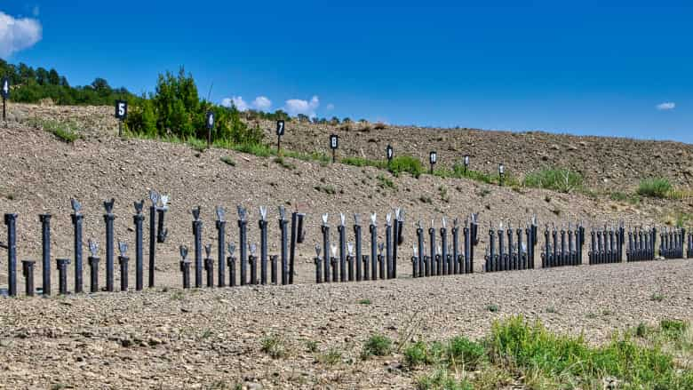 Hunters Pistol Silhouette Range at the NRA Whittington Center