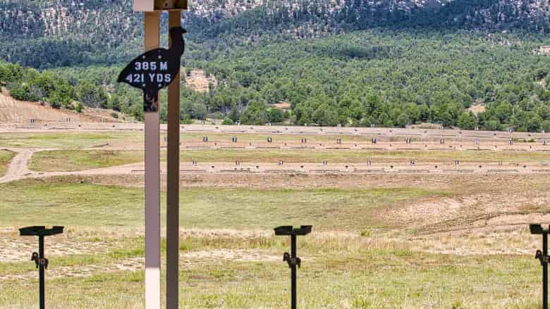 High Power Rifle Silhouette Range at the NRA Whittington Center 