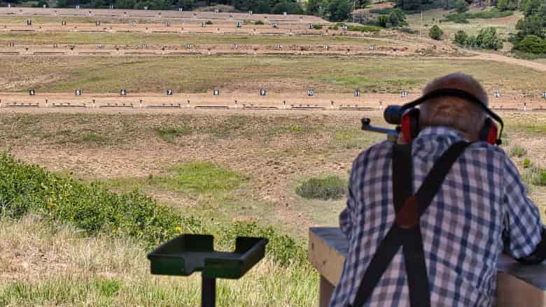 High Power Rifle Silhouette Range at the NRA Whittington Center 