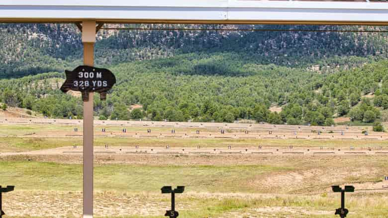 High Power Rifle Silhouette Range at the NRA Whittington Center 