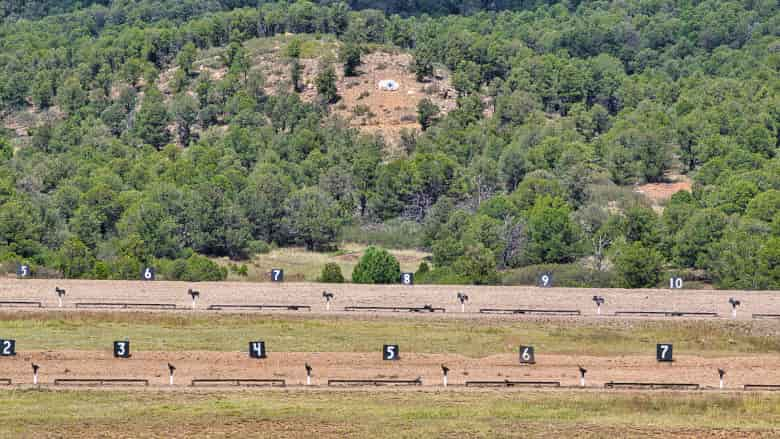 High Power Rifle Silhouette Range at the NRA Whittington Center 