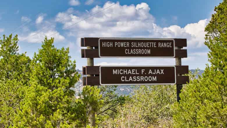 High Power Rifle Silhouette Range at the NRA Whittington Center 