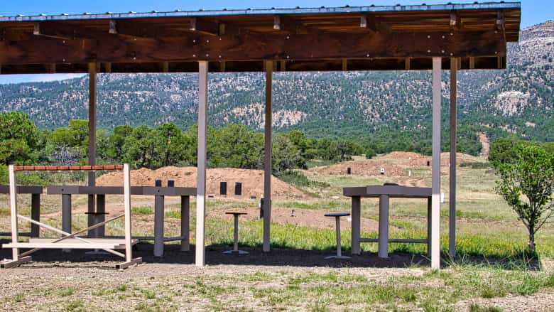 Cooper Rifle Walk Range at the NRA Whittington Center