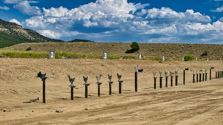 Long Range Pistol Silhouette Range at the NRA Whittington Center