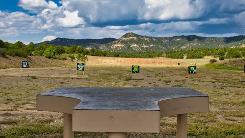 Sight-In Range at the NRA Whittington Center 