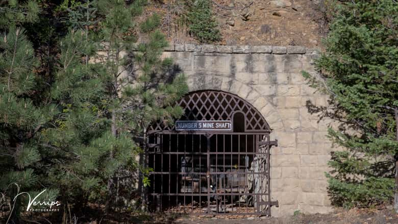 The Van Houten Coal Mine Entrance at NRA Whittington Center in New Mexico