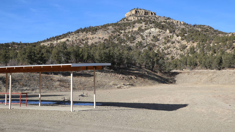 Practical Pistol Range at the NRA Whittington Center 