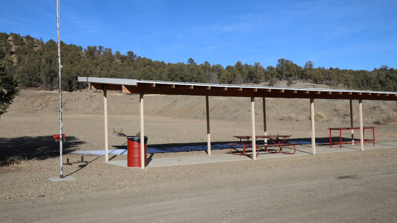 Practical Pistol Range at the NRA Whittington Center 