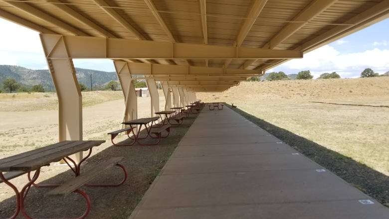 Small Bore Rifle Range at the NRA Whittington Center 