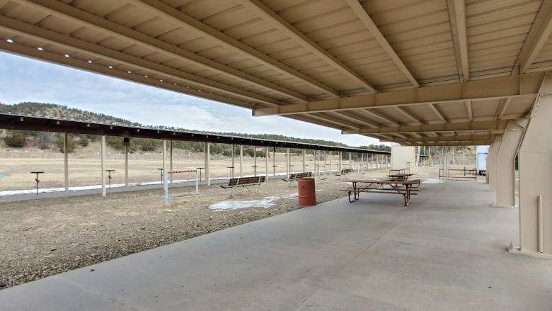 Small Bore Rifle Silhouette Range at the NRA Whittington Center