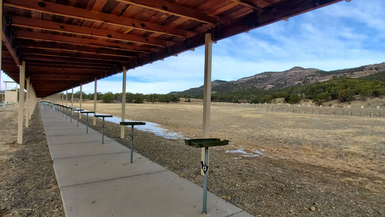 Small Bore Rifle Silhouette Range at the NRA Whittington Center